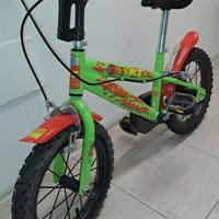 Bicicletta bambino 14 pollici colore verde