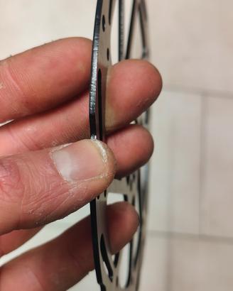 Freno a disco 160mm Tektro per rockrider 