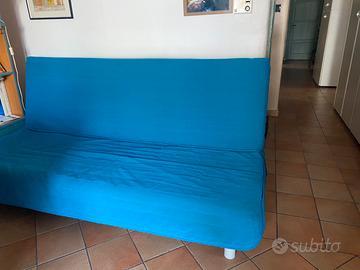 divano pronto letto ikea fodera petrolio