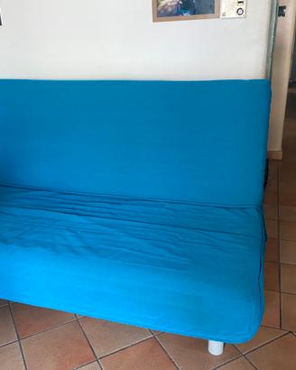 divano pronto letto ikea fodera petrolio