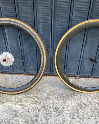 Ruote in carbonio per bici da corsa