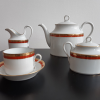 Richard Ginori. Mod.Palermo rosso. Servizio te' 15