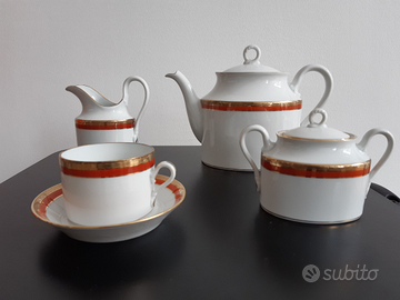 Richard Ginori. Mod.Palermo rosso. Servizio te' 15