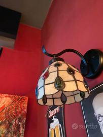 Lampada a muro Tiffany