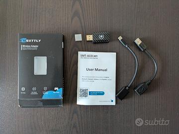 MSXTTLY Adattatore Carplay Wireless & Android Auto