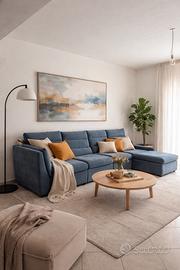 Divano modulare con chaise longue