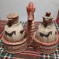 piccoli oggetti ceramica Volpi Deruta anni 50