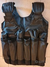 Giubbotto Zavorrato pesi palestra Bodybuilding