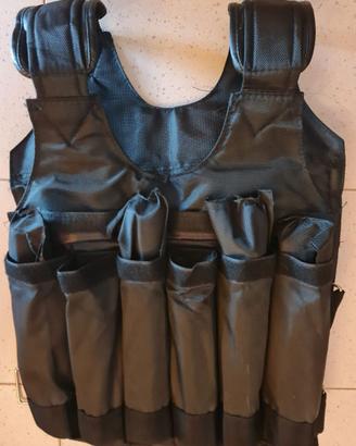 Giubbotto Zavorrato pesi palestra Bodybuilding