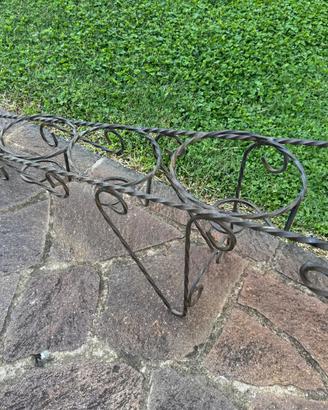 Portafiori in ferro battuto