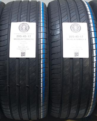 4 GOMME 205 45 17 MICHELIN A77052
