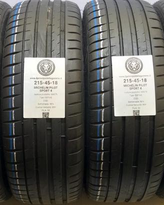 4 GOMME 215 45 18 MICHELIN A68975