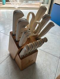CEPPO DI COLTELLI NUOVO 14 PEZZI PREMIUM KASANOVA