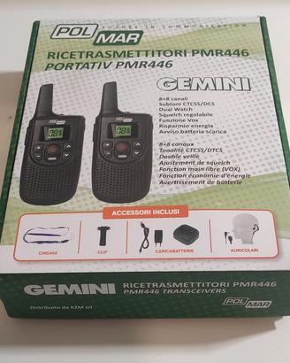 POLMAR GEMINI RADIO PMR446 COPPIA