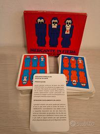 carte vintage mercante in fiera