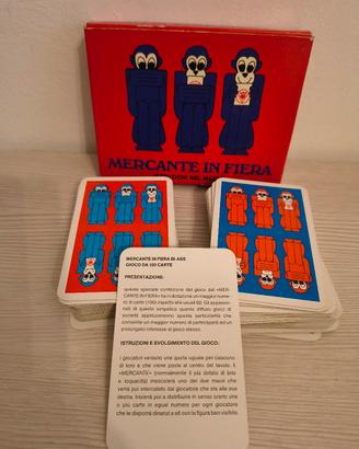 carte vintage mercante in fiera