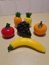 Frutta vintage in vetro
