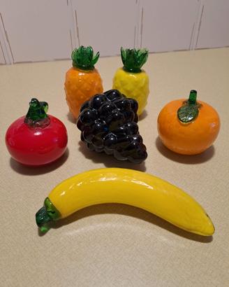 Frutta vintage in vetro