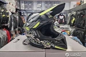 AIROH Casco Cross Wraaap - Darkness - Motor's Pass