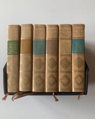6 libri da collezione il tesoro della poesia e del