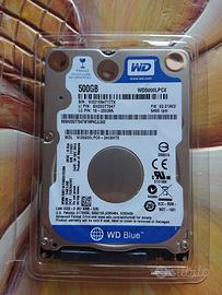 Hard disk WD Blue 512 Gb 2,5 pollici