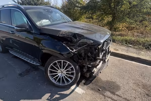 mercedes GLE350de incidentata