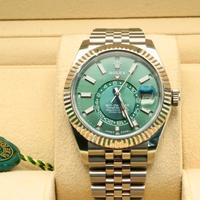Rolex Skydeweller Acciaio Verde Ref. 336934 Nuovo