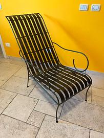 Poltrona in ferro battuto nuova