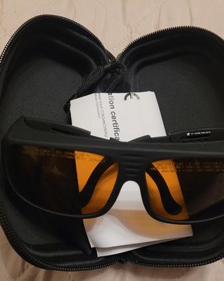 Occhiali protezione laser yag fibra