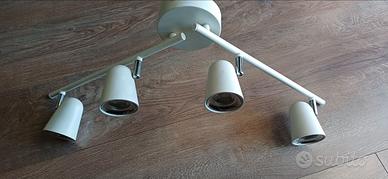 Faretti led orientabili da soffitto colore bianco