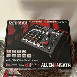 Musica Mixer audio analogico-Allen & Heath ZED-6FX