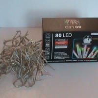 CATEN. 80 LUC. LED MULTIC.  MEMOR.E TIMER OMAGGIO