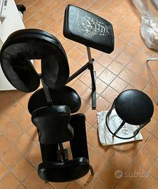 Panca sedia per tatuatori ed estetista