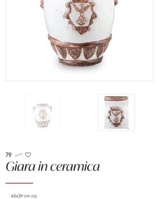 Giara in ceramica
