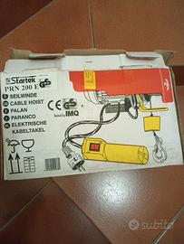 montacarichi startek 200 kg potenza 880 watt