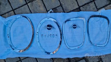 kit cornici e logo mini cooper  F55 F56 F57