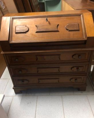 SCRIVANIA IN LEGNO MASSICCIO