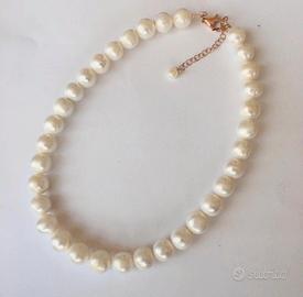 Collana Perle vere coltivati 13 mm