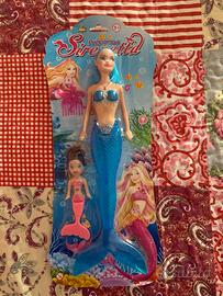 Coppia di bambole a sirena