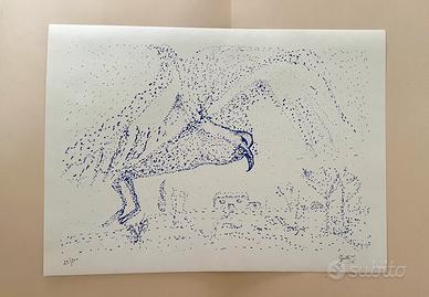 Litografia numerata 29/200 di Giolli del Carretto