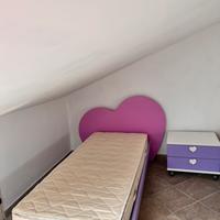 Letto bambina e comodino