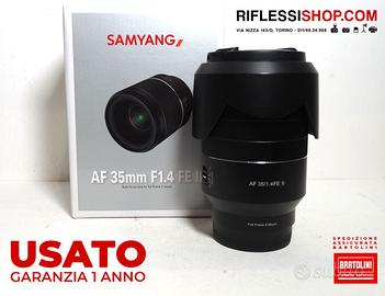 USATO SAMYANG 35MM II F\1.4 PER SONY E-MOUNT