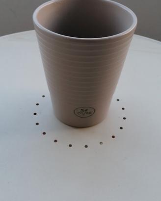 Vaso per piante in ceramica grigio