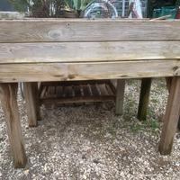 2 fioriere  legno giardinaggio