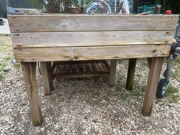 2 fioriere  legno giardinaggio