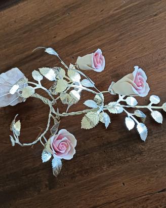 Bouquet porcellana e argento