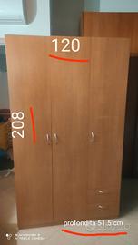 armadio in rovere 