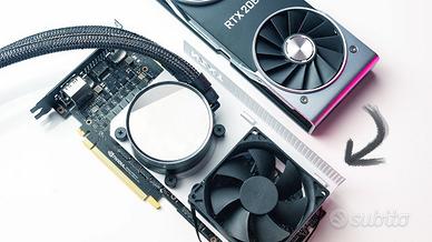 Rtx 2080 ti con kit nzxt impinato a liquido