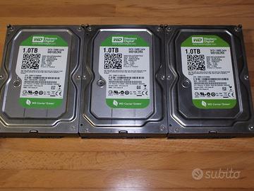 3x HardDisk 1TB WesternDigital (WD10EZRX)