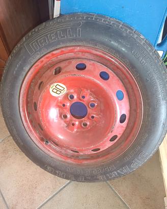 Ruotino di scorta originale Pirelli 135/80 B14